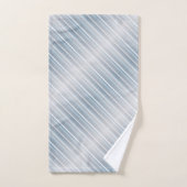 Stijlvol grijsblauw bad handdoek (Handdoek)