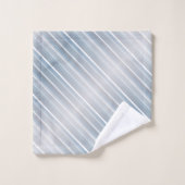 Stijlvol grijsblauw bad handdoek (Wasdoekje)