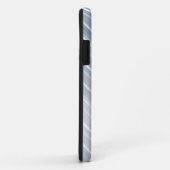 Stijlvol grijsblauw Case-Mate iPhone case (Achterkant/rechts)