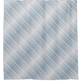 Stijlvol grijsblauw douchegordijn (Voorkant)