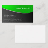 Stijlvol groen en grijs, Visitekaartje bedrijf (Voorkant / Achterkant)