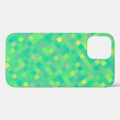Stijlvol, groen/geel roestvrij patroon Case-Mate iPhone case (Achterkant (horizontaal))