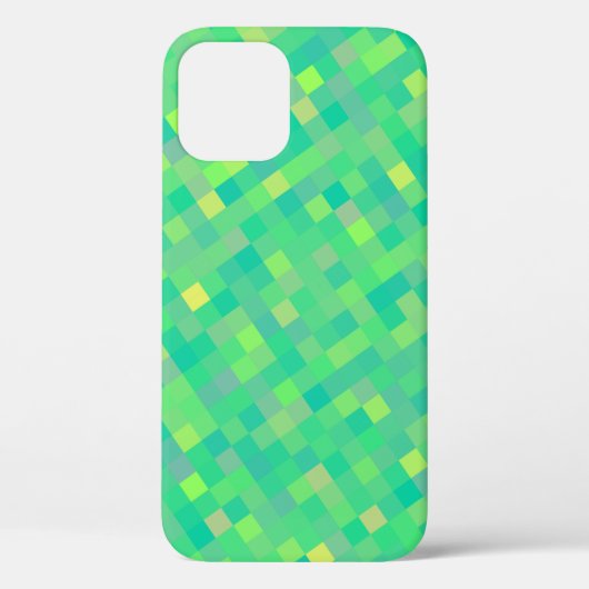 Stijlvol, groen/geel roestvrij patroon Case-Mate iPhone case (Achterkant)