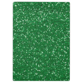 Stijlvol Groen Glitter Klembord (Achterkant)