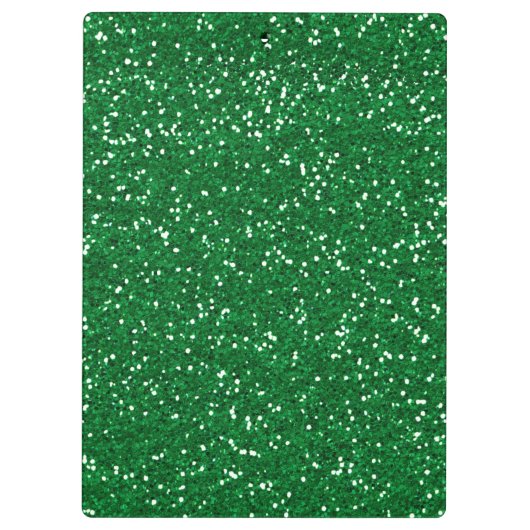 Stijlvol Groen Glitter Klembord (Achterkant)