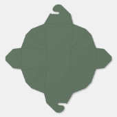 Stijlvol groen patroon luxe feestelijke verpakking bedankdoosjes (Ongevouwen)