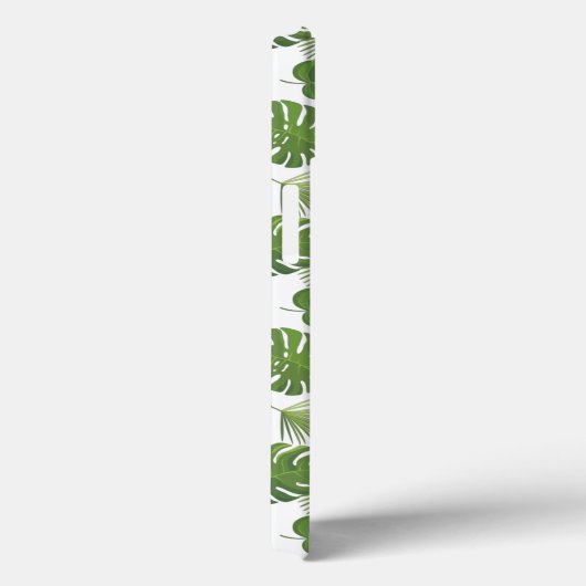 Stijlvol groen tropisch lederpatroon Case-Mate iPhone case (Achterkant / Rechts)