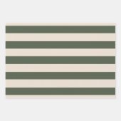 Stijlvol groenbeige Prettige feestdagen omslagpapi Inpakpapier Vel (Voorkant 2)