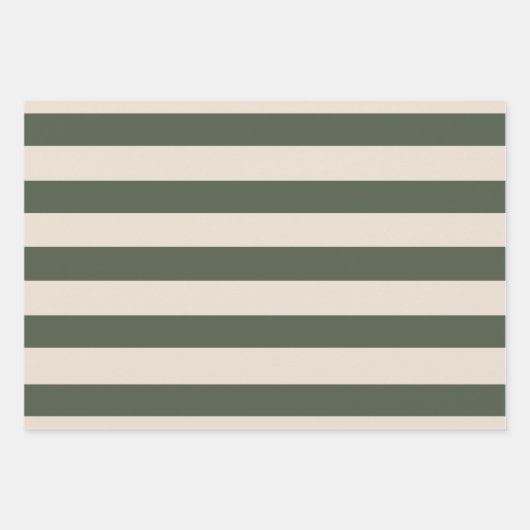 Stijlvol groenbeige Prettige feestdagen omslagpapi Inpakpapier Vel (Voorkant 2)