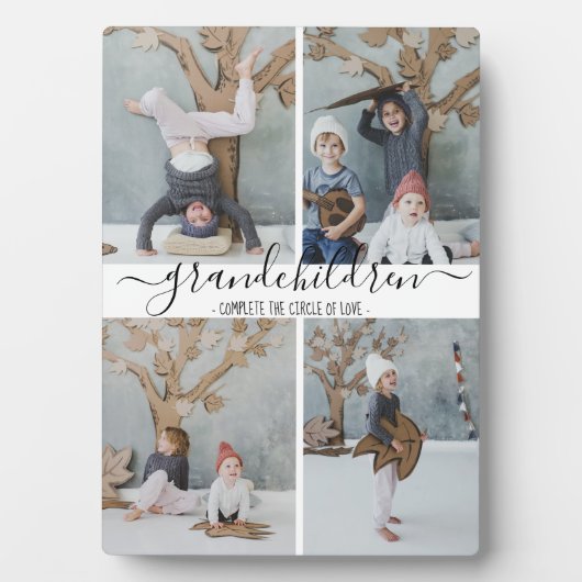 Stijlvol | Grootkinderen | Fotocollage Fotoplaat (voorkant)