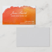 Stijlvol haar en maak een trouwperzik op visitekaartje (Voorkant / Achterkant)