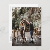 Stijlvol Handgeschreven sparen het Briefkaart van (Voorkant / Achterkant)