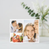 stijlvol handschrift bruiloft 3 foto's collage kaa (Staand voorkant)