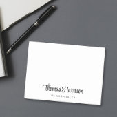 Stijlvol handtekening script monogram post-it® notes