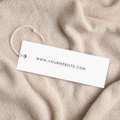 Stijlvol handtekeningscript Hang-Label Mini Visitekaartje