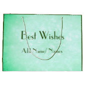 Stijlvol Happy 50th Birthday-ontwerp Groot Cadeauzakje (Achterkant)