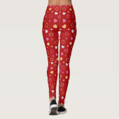 Stijlvol hartenpatroon 2 leggings (Achterkant)