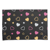 Stijlvol hartenpatroon 3 kussensloop (Voorkant-Rechts)