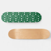 Stijlvol hartenpatroon 6 persoonlijk skateboard (Horizontaal)
