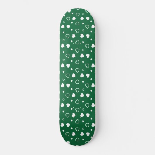 Stijlvol hartenpatroon 6 persoonlijk skateboard (Voorkant)