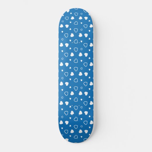 Stijlvol hartenpatroon 7 persoonlijk skateboard (Voorkant)