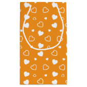 Stijlvol hartenpatroon 8 klein cadeauzakje (Achterkant)