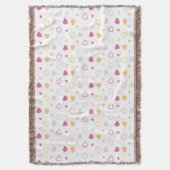 Stijlvol hartenpatroon deken (Voorkant Verticaal)