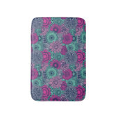 Stijlvol heldere patroon van prachtige bloemen badmat (Voorkant Verticaal)