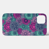 Stijlvol heldere patroon van prachtige bloemen Case-Mate iPhone case (Achterkant (horizontaal))