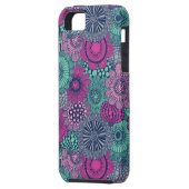 Stijlvol heldere patroon van prachtige bloemen Case-Mate iPhone case (Achterkant Links)