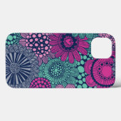 Stijlvol heldere patroon van prachtige bloemen Case-Mate iPhone case (Achterkant (horizontaal))