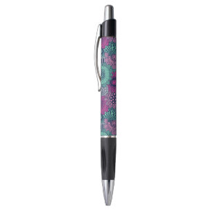 Stijlvol heldere patroon van prachtige bloemen pen