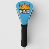 Stijlvol Hoesje van Koning Crown Golf Head Golfheadcover (Voorkant)