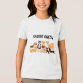 Stijlvol Hond Mama T-shirt (Voorkant)