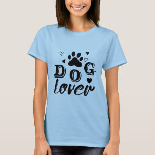 Stijlvol Hondenliefhebber Design met Paw Print en  T-shirt