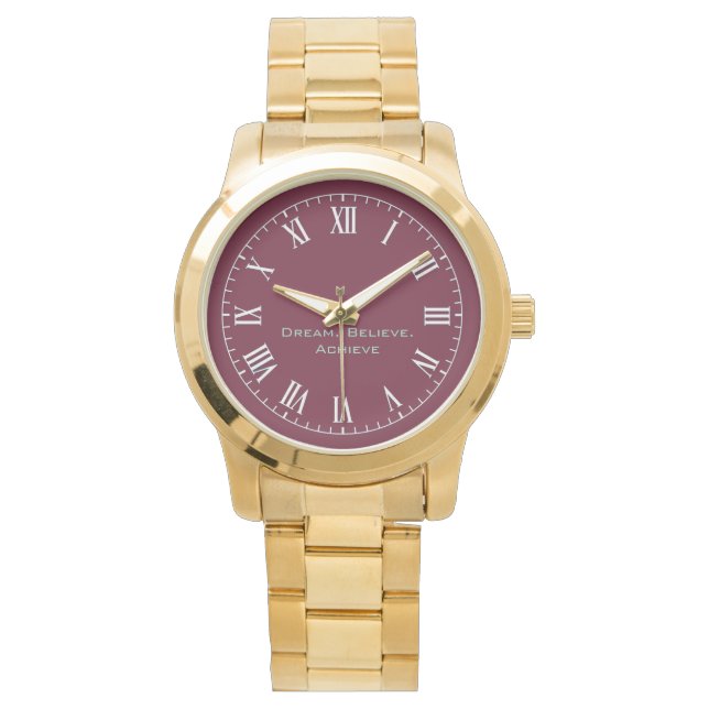 Stijlvol horloge cadeau met eigen ontwerp (Voorkant)