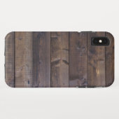 Stijlvol houten patroon - Natuur houtkorreltextuur Case-Mate iPhone Case (Achterkant (horizontaal))