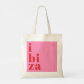 Stijlvol Ibiza Spanje souvenir Tote Bag (Achterkant)