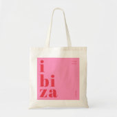 Stijlvol Ibiza Spanje souvenir Tote Bag (Voorkant)