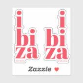 Stijlvol Ibiza Spanje Sticker (Vel)