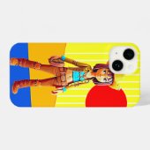 Stijlvol in het Wilde Westen iPhone Hoesje (Achterkant horizontaal)