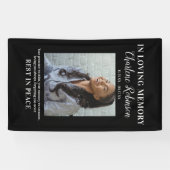 Stijlvol in liefdevol geheugen | Foto Memorial Ban Spandoek (Horizontaal)