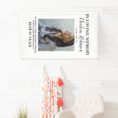 Stijlvol in liefdevol geheugen | Foto Memorial Spandoek (Insitu)