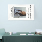 Stijlvol in liefdevol geheugen | Foto Memorial Spandoek (Beurs)