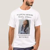 Stijlvol in liefdevol geheugen | Foto Memorial T-S T-shirt (Voorkant)