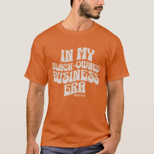 Stijlvol IN MIJN ZWART-BEZIT BUSINESS ERA Groovy Y T-shirt