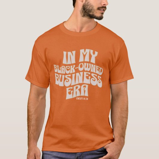 Stijlvol IN MIJN ZWART-BEZIT BUSINESS ERA Groovy Y T-shirt (Voorkant)
