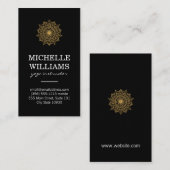 Stijlvol Ingewikkeld Natuurlijk Patroon Visitekaartje (Voorkant / Achterkant)