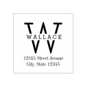 Stijlvol Initiaal Stempel (Afrduk)