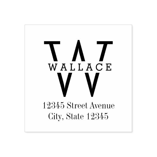 Stijlvol Initiaal Stempel (Afrduk)